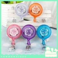 [Available in UK] 60cm Retractable Trolley Core Used to Hook on Card Holder or Keychain in Rose Patt