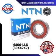6806-LLU (plastic cover) NTN Deep Groove Bearing (30x42x7)