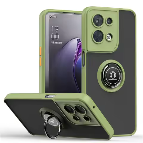 Magnet Matte Case For Oppo Reno 8 7 Z Find X5 Pro Lite A52 A92 A72 A73 A16 A16K A76 A5 A9 2020 5G Sh