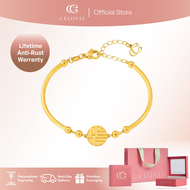 [ BUY 2 GET RM100 OFF ] CELOVIS Auspice Coin Pendant Bracelet in Gold