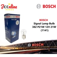 BOSCH Signal Lamp Bulb  Pure Light 382 P21W 12V 21W (1141) (1LEG)