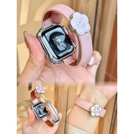 Small Leather Watch Strap With Lock CN Flower Comfortable To Wear Applicable 11 10 9 8 7 6 5 4 3 2 1