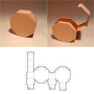 數碼 八角盒模板,八角盒,八角包,八角包,禮盒,SVG