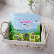 [GIVEAWAY GOODS NOT FOR SALE] Educational toys: Lomoms sticker peel-and-stick book