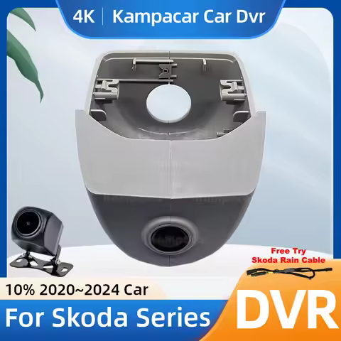 Kampacar SKD14-4K 2160P Wifi DashCam Camera Video Recorder For Skoda 88mm Octavia 4 MK4 Octavia A8 N