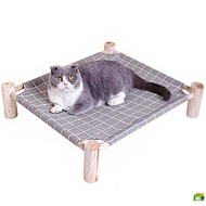 Elevated Dog Bed Cat Bed, Raised Dog Bed Pet Cot, Dog Kennel Puppy Kitten Camp Bed for Small/ Medium