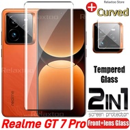 Realme GT 7 Pro 2024 2in1 3D Curved Tempered Glass For Realme GT7 GT 7 Pro GT7Pro 7Pro RealmeGT7Pro 