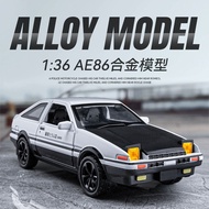 1:36 Scale Toyota AE86 Alloy Car Model Diecast Car Sound Light Car Lovers Collection Kids Birthday M