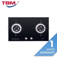 Elba EGH-K8942G(BK) Built-In Gas Hob Glass Stove With 2 Burners