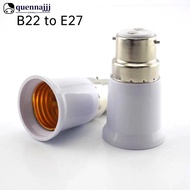 QUENNA B22 to E27 Fireproof Light Bulb Socket Adapter Lamp Converter Holder Home Lighting Accessorie