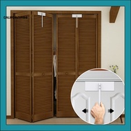 [CF] Metal Door Lock Security Door Lock Rustproof Metal Bifold Door Lock Easy Installation Child Safety Lock for Wardrobe and Cabinet