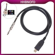 [hhbnofdmz] USB Guitar Cable USB to 6.35mm Guitar Interface USB to /4 guitar Cable