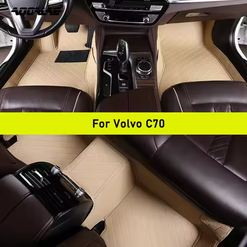 AOOALE Custom Car Floor Mats For Volvo C70 Auto Carpets Foot Coche Accessorie