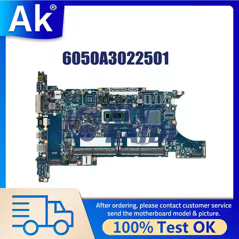 For HP 840 G6 850 Laptop Motherboard 6050A3022501 i5 i7 L62757-601 L62760-601 Mainboard Tested Elite