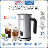 HiBREW M3A brand 4-in-1 Hot and Cold foaming milk frother - Capacity 300ml Power 500W -
