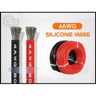 1 Meter Single AWG Heat Resistant Silicon Wire 4AWG - 6AWG - 8AWG - 9AWG - 10AWG