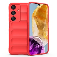 Ốp lưng chống sốc Silicone lỏng Ốp lưng cho Samsung Galaxy M15 Galaxy M55/C55 vỏ bảo vệ camera 2024