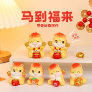 Malay Cute Year of the Horse Mascot Doll National Trendy Zodiac Horse Desktop Decoration Car Decorat