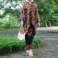 DAISY Set Blouse dan Rok Lilit Batik Modern Viscose