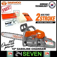[ BEST VALUE ] Daewoo DCS4516T Gasoline Chainsaw 45CC with 16" chain saw