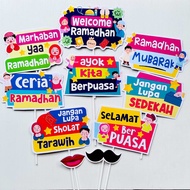 WELCOME RAMADHAN PROPS PHOTOBOOTH AKSESORIS PHOTO PROPS DEKORASI PAWAI RAMADHAN