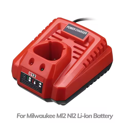 Battery Charger For Milwaukee M12 N12 Lithium-Ion Battery 3A fast charging Replacement 48-11-2401 48