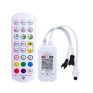 (KYSB) WS2812B Bluetooth Controller for Addressable LED Strip Light 5050 RGB LED Tape 24Key Remote M