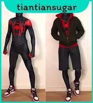 Skin-friendly Comfortable Miles Morales Spider Costume All For Ages