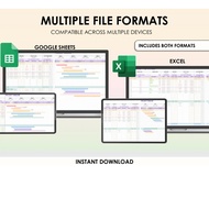 [EXCEL TEMPLATE] GANTT CHART | PROJECT MANAGEMENT