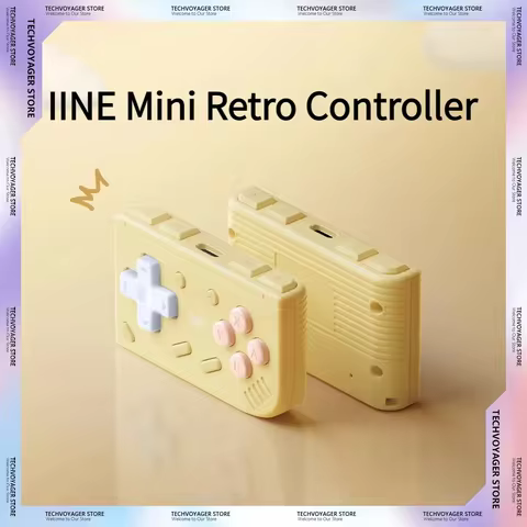 IINE Mini Retro Second Generation Controller Split Controller Short Video EBook Mini Gamepad Bluetoo