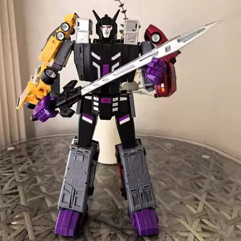 In Stock MHZ MINI07 Menasor G1 Transformation Robot Car Model Set Movie Action Figures KO Deformatio