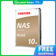 Ổ cứng NAS TOSHIBA N300 HDD 10TB/10TB 7200RPM/512MB bộ nhớ đệm CMR
