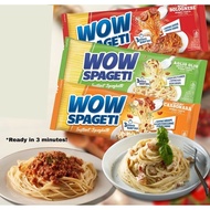 wow Spageti instant Spaghetti kemasan 75g.