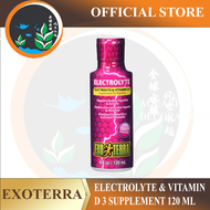Electrolyte Reptile Liquid Exoterra Vitamin D3 Vitamin