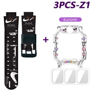 MAFAM【🔥เคส+สายรัด🔥】3PCS สายนาฬิกา imoo Z1 Z7 Z6 imoo Z1 Z6 Z7สายรัดนาฬิกา + กรณีการ์ตูนสายรัดนาฬิกา 
