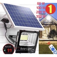 60W* - 300W* Lampu SOLAR Spotlight BERQUALITI / SOLAR Panel LED Spotlight