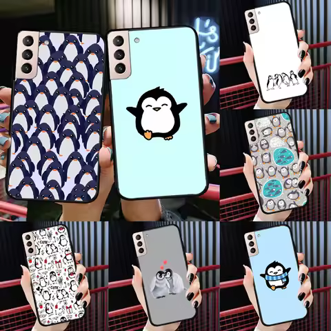 Cartoon Penguin For Samsung Galaxy J3 J5 J7 A3 A5 J1 2016 2017 J2 Core A7 A9 J4 J6 A6 A8 Plus J8 201