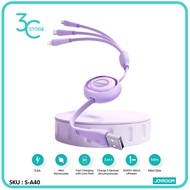 3C Store - JOYROOM - S-A40 3in1 mini Retractable Micro Type C Charging Cable