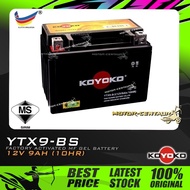 BATERI MOTOSIKAL KOYOKO GEL BATTERY YTX9-BS SIRIM CERTIFIED
