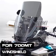 For CFMOTO 800MTX 700MT 2025 Motorcycle Front Windshield 800MTX Competition Style Windshield Modific