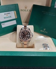 Rolex 268621 玫瑰金鋼啡面朱古力面 YM (37mm）