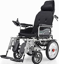 Fashionable Simplicity Electric Wheelchair High Backrest With Headrest Intelligent Automatic Folding Portable Portable Ultra-Light Old Scooter For The Disabled