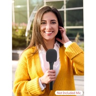 Handheld Wireless Mic Stand for Rode Wireless Mic with Pop Filter, Holder for Rode Wireless Go 2/Wir