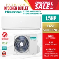 Hisense 1.5HP AN13DBG1 | 1.0HP AN10DBG2 Non-Inverter Air Conditioner | Air Cond | Aircond