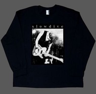 Black long sleeve t-shirt Slowdive, My bloody valentine, Nirvana, Keiji haino, Ride, Tindersticks, B