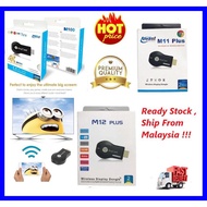 AnyCast M 11 , M12 Plus  and M100 (4K)(2.4G Single Band/5G Dual Band) Wifi Wireless Display Airplay 