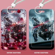 Delta Gemini Veyron Red Wolf Student Slide Card Holder Food Card Bus Card ID Card Protective Case Ac