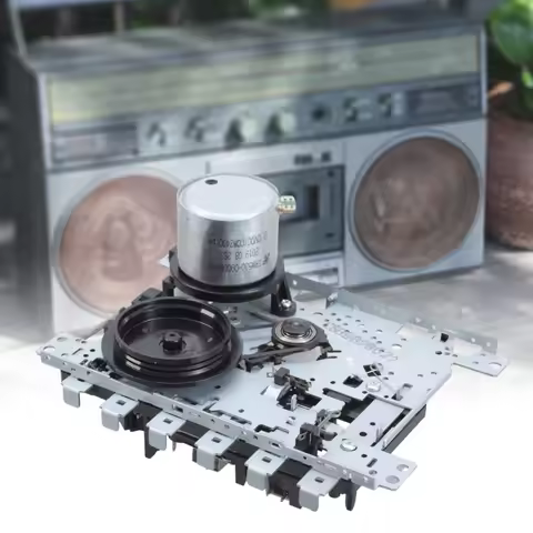 9V Motor Cassette Mechanism Stereo Tape Recorder Movement Perfect DIY Repair Part for Auditory Enthu