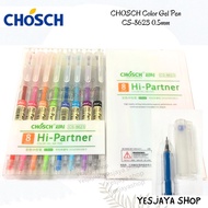 {1 set} Chosch Color Gel Pen Cs 8623 Contents 8 Colors Chosch Colorful Pen/ 8 Colors Wholesale Color