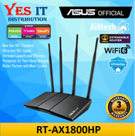Asus RT-AX1800HP AX1800 Dual Band WiFi 6 with Ultra-fast WiFi Speed MU-MIMO OFDMA Technology AiMesh 
